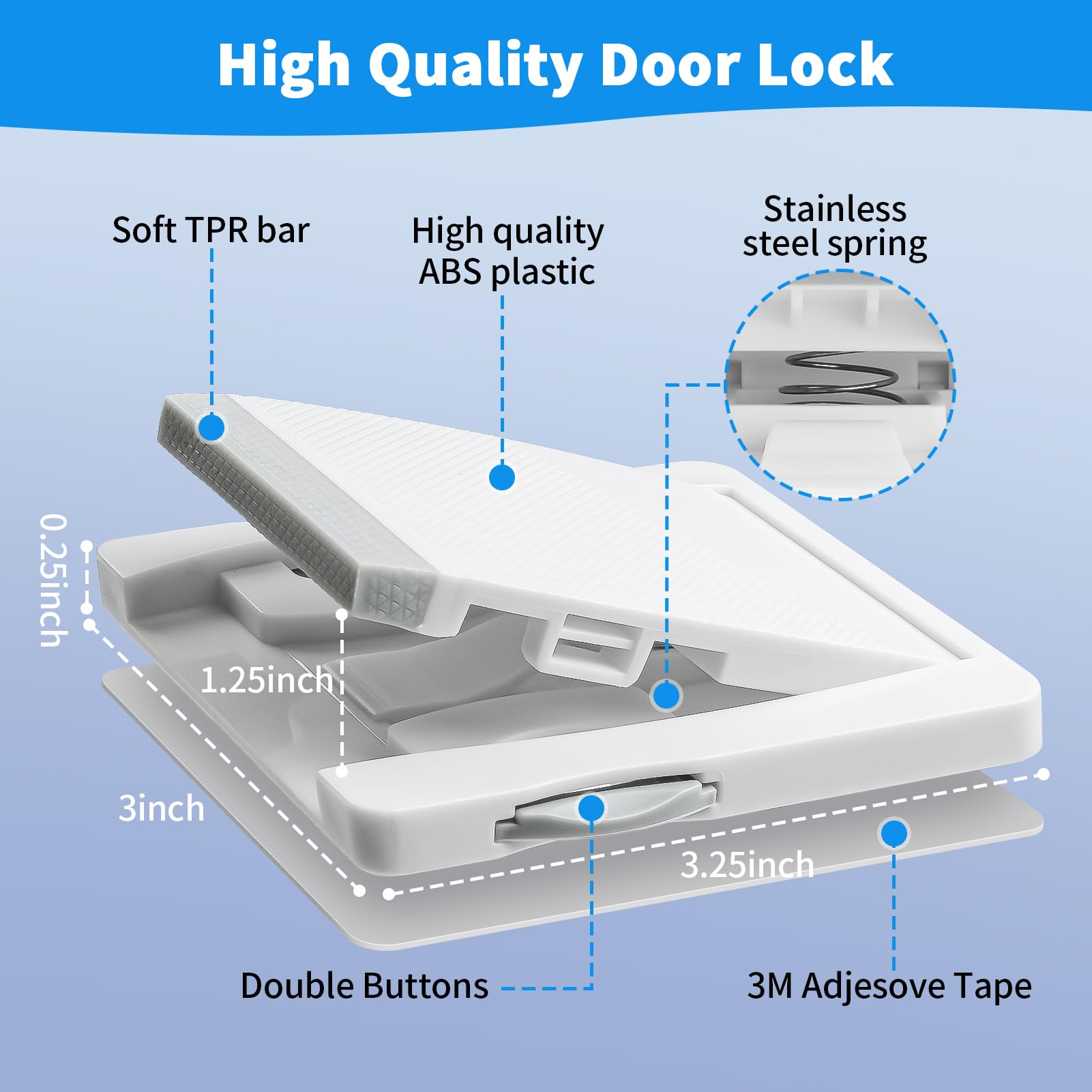 LFKATFI patio-door-lock demonstrates secure closure on sliding patio doors.