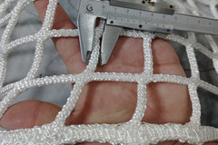 LGLFDJ bunk bed safety net on top bunk white shows protective barrier and soft edge