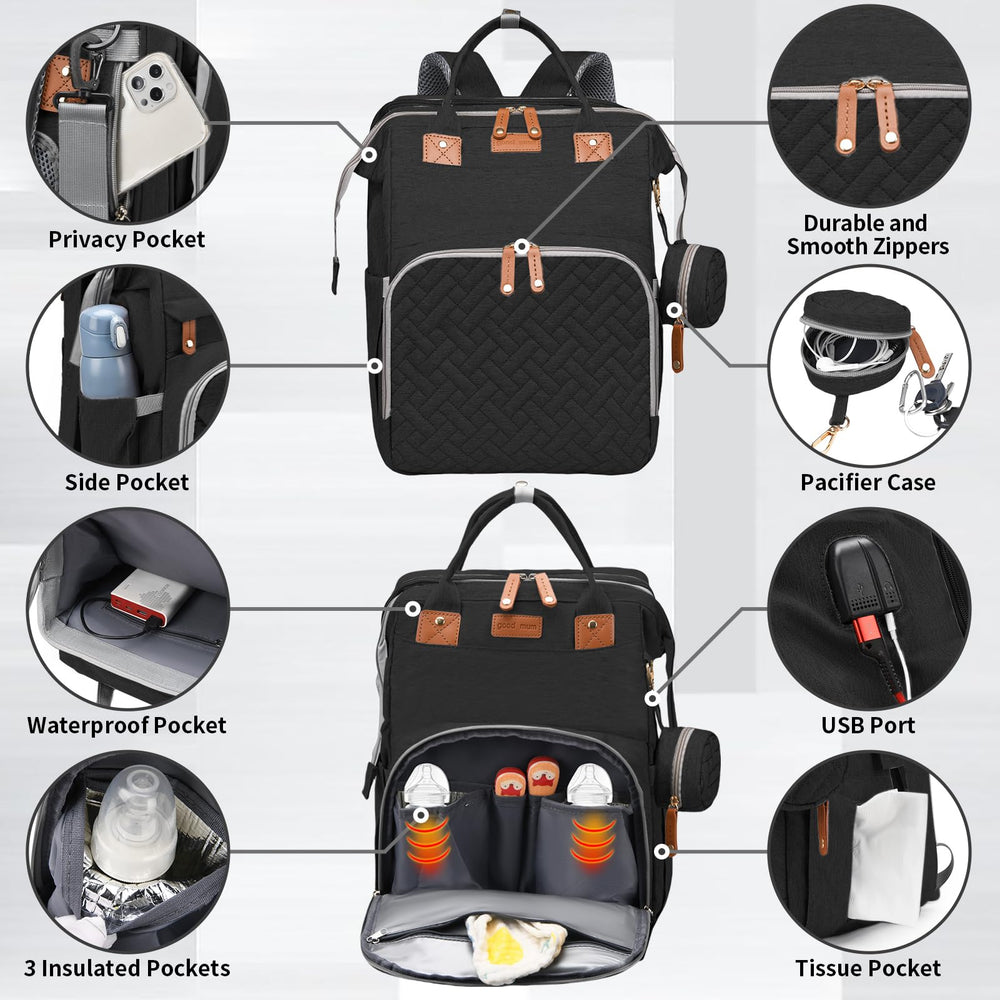 LHDYMXYN anti-theft pocket adds security for essentials during travel.