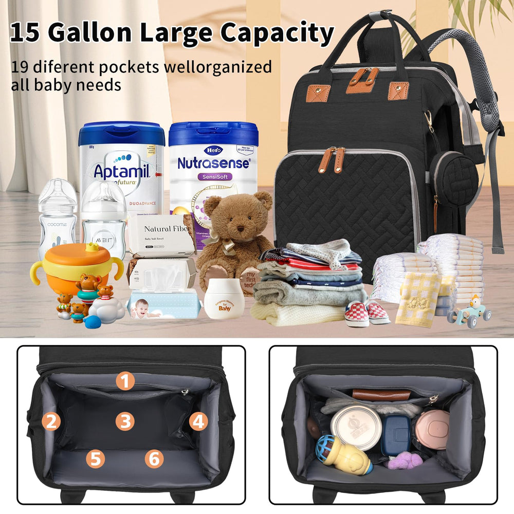 LHDYMXYN waterproof material keeps contents dry during rainy trips and spills.