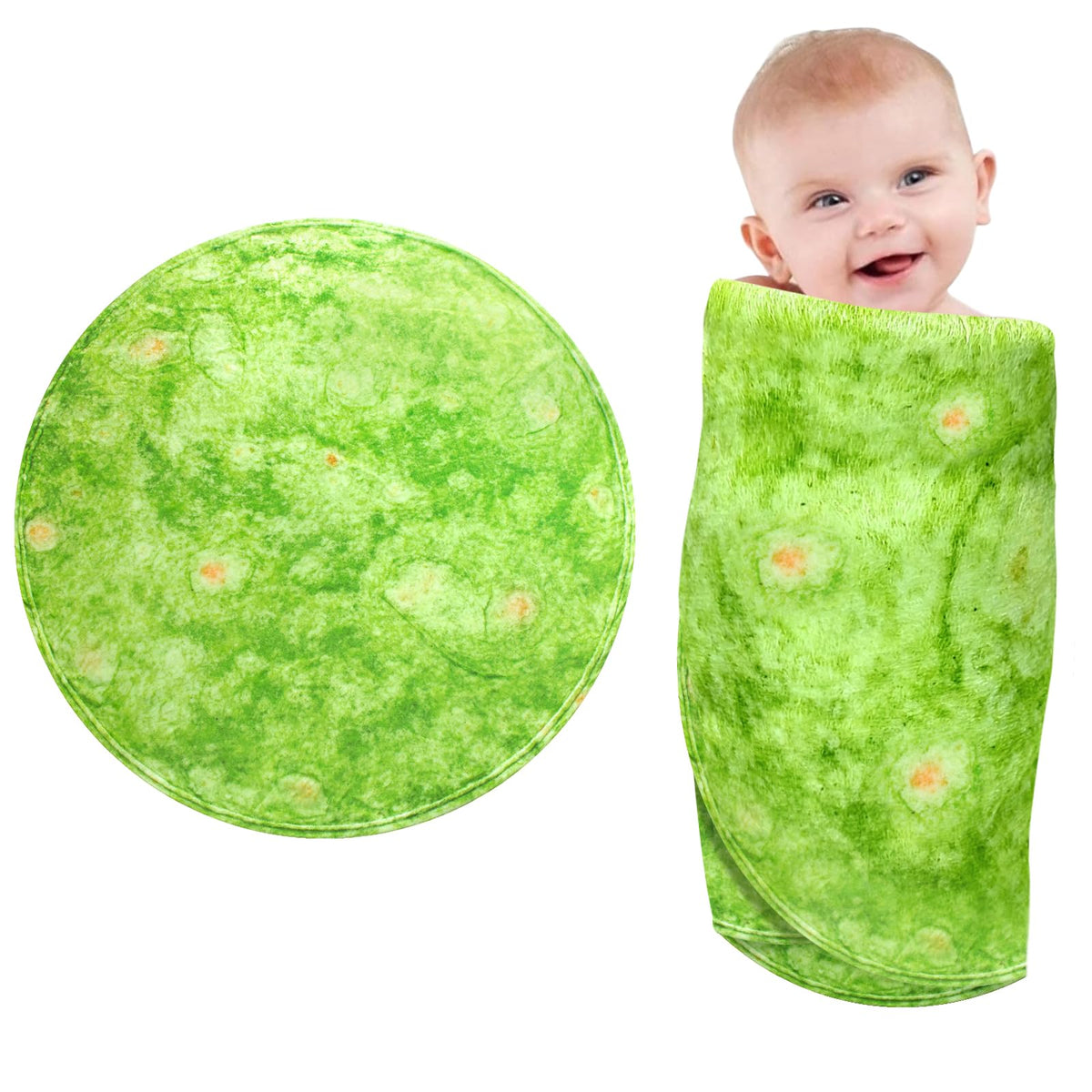 Lhedon Spinacia Blanket baby wrap provides cozy newborn comfort during cuddles.