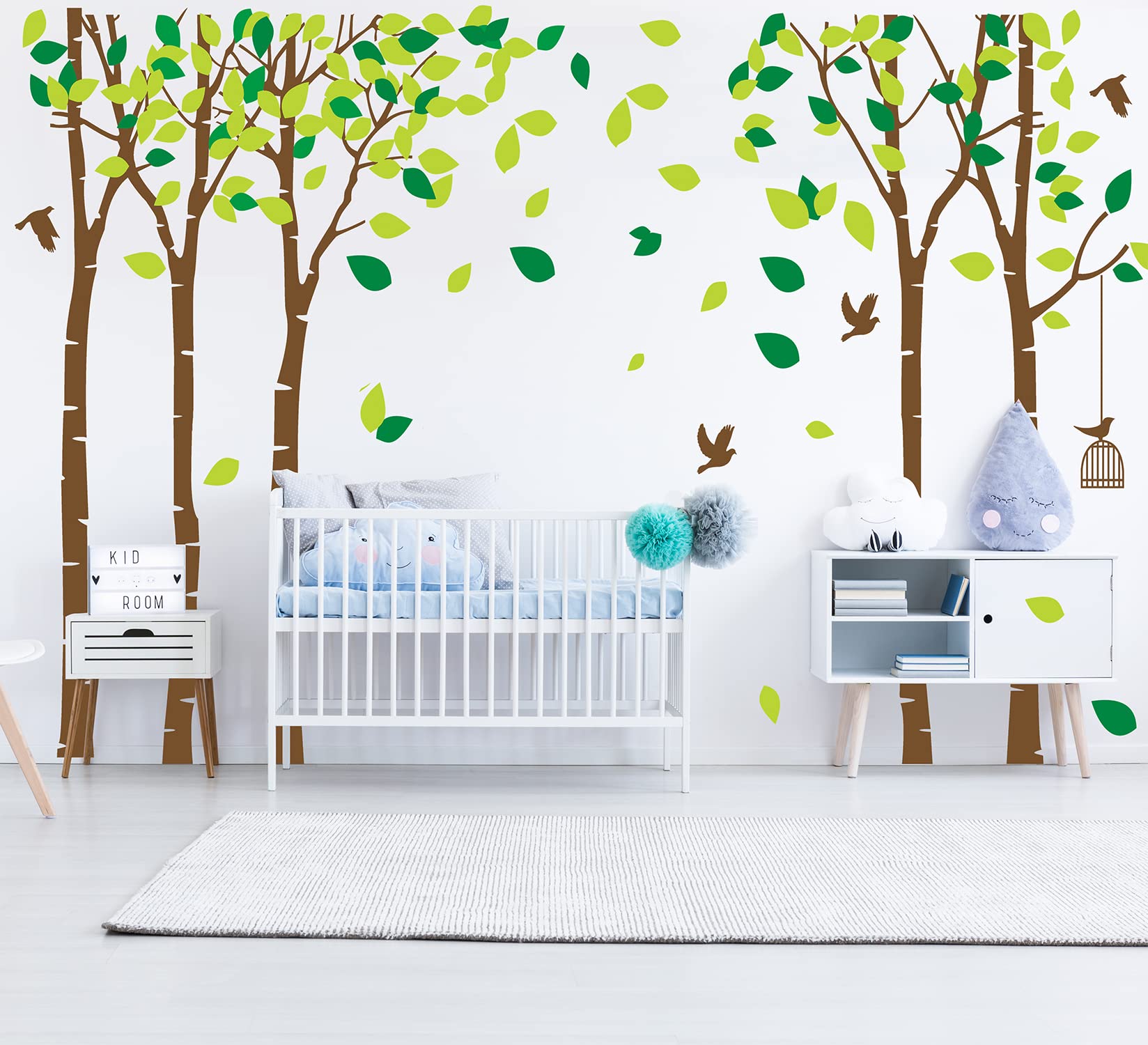 LHKSER room wow factor wall decal adds dramatic visual impact