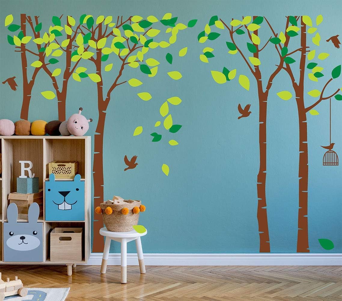 LHKSER self-adhesive vinyl wall decal offers easy removal without damage