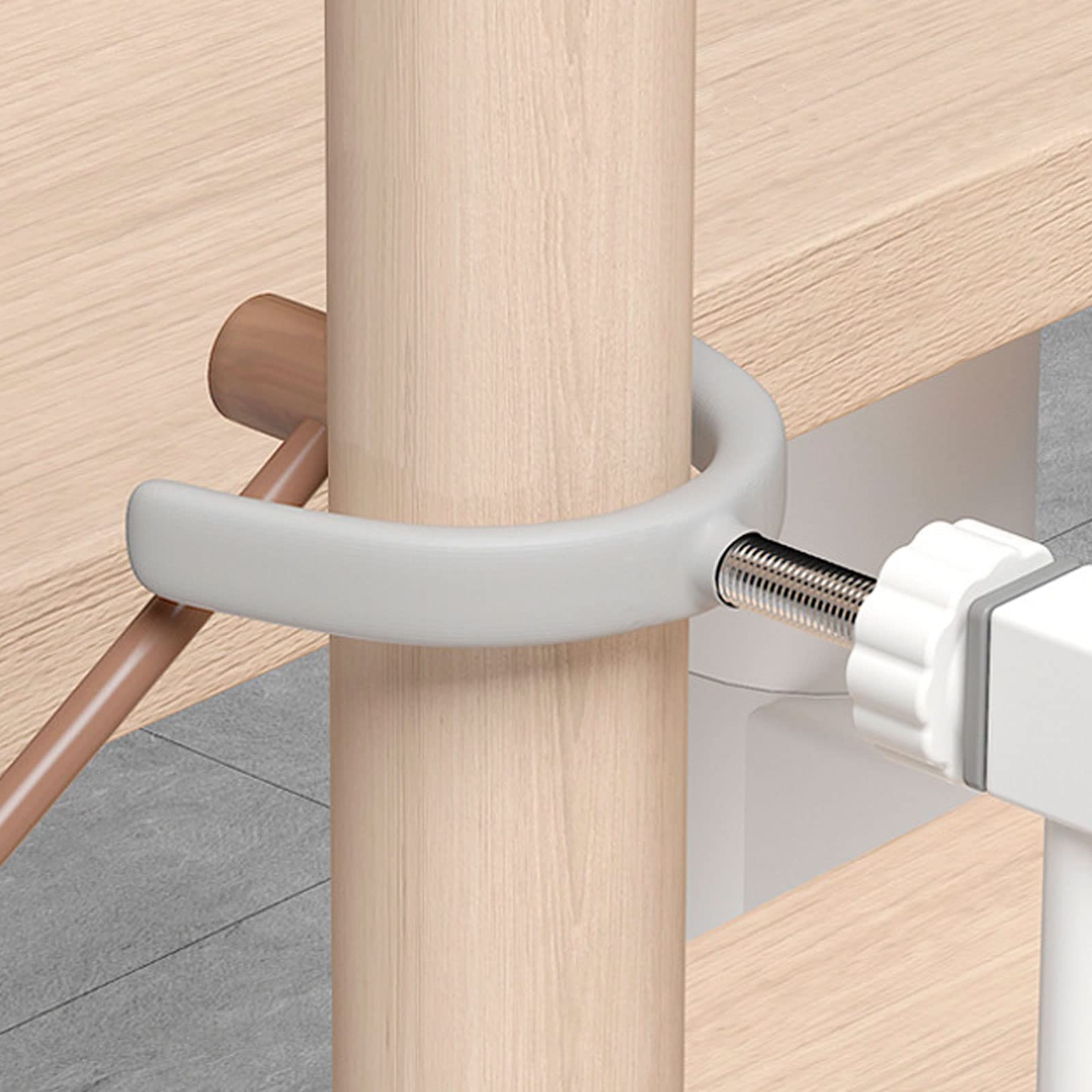 LhyBtm spindle rod close-up reveals durable metal-plastic-silicone construction.