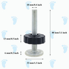 LhyBtm M10 gate adapter pack view with two adapters and protectors.