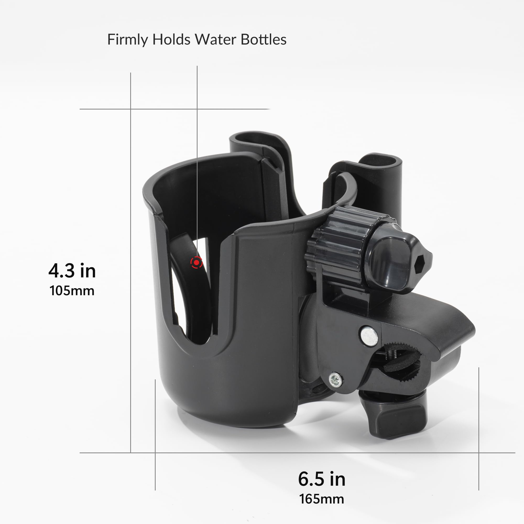 Li and Zhao adjustable clamp fits various rods and cups.