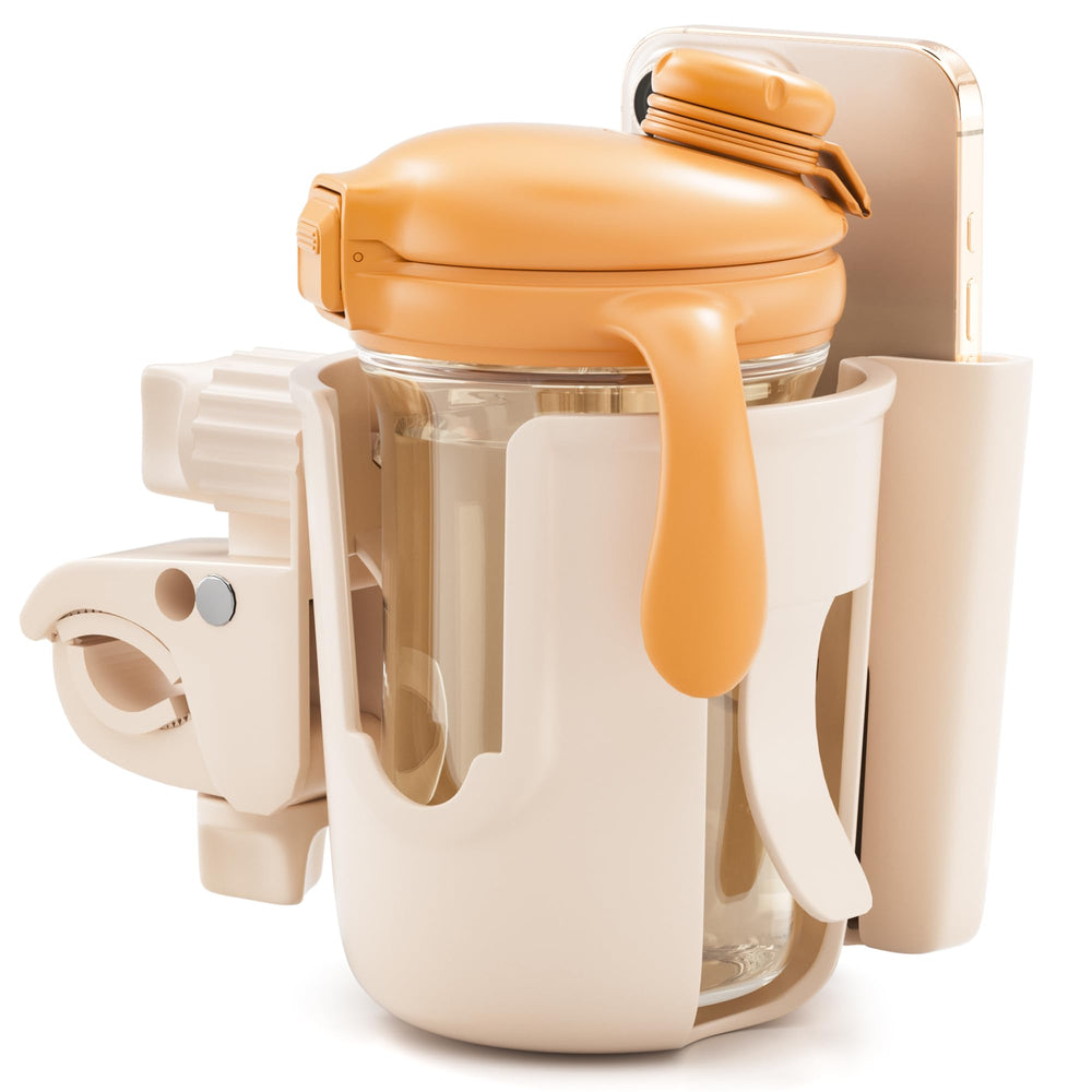 Li & Zhao universal-stroller-cup-holder-360-rotation keeps drinks secure on the move.