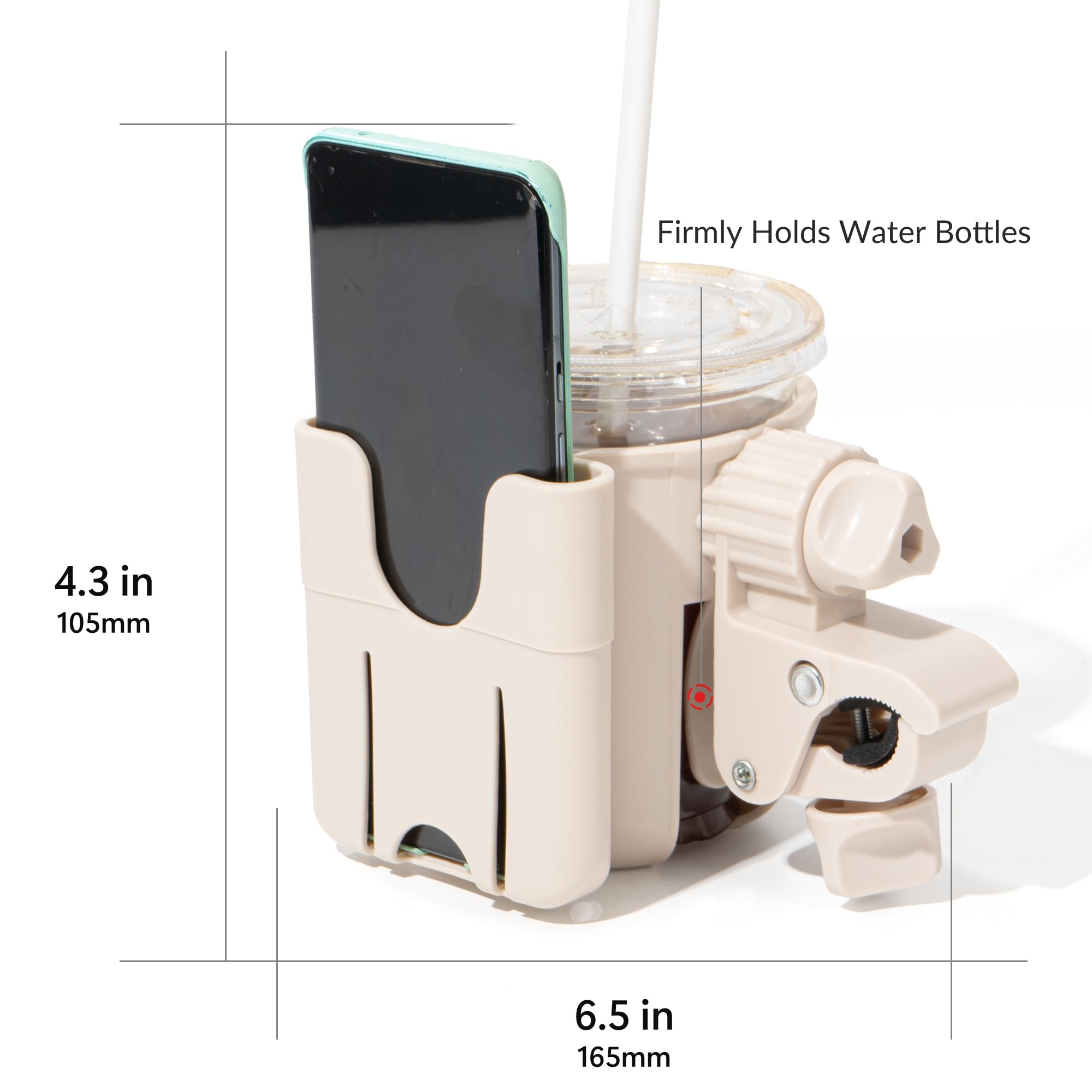 Li & Zhao universal-stroller-cup-holder-wide-compatibility suits strollers, wheelchairs, bikes, and more.