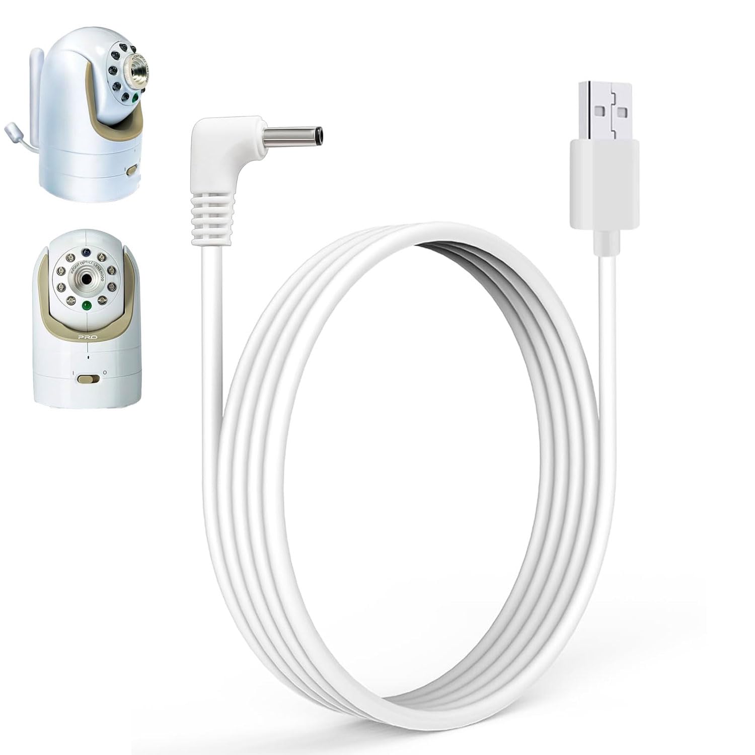 liangxinyun 20ft dxr8 charger cable provides long reach for uninterrupted baby monitoring