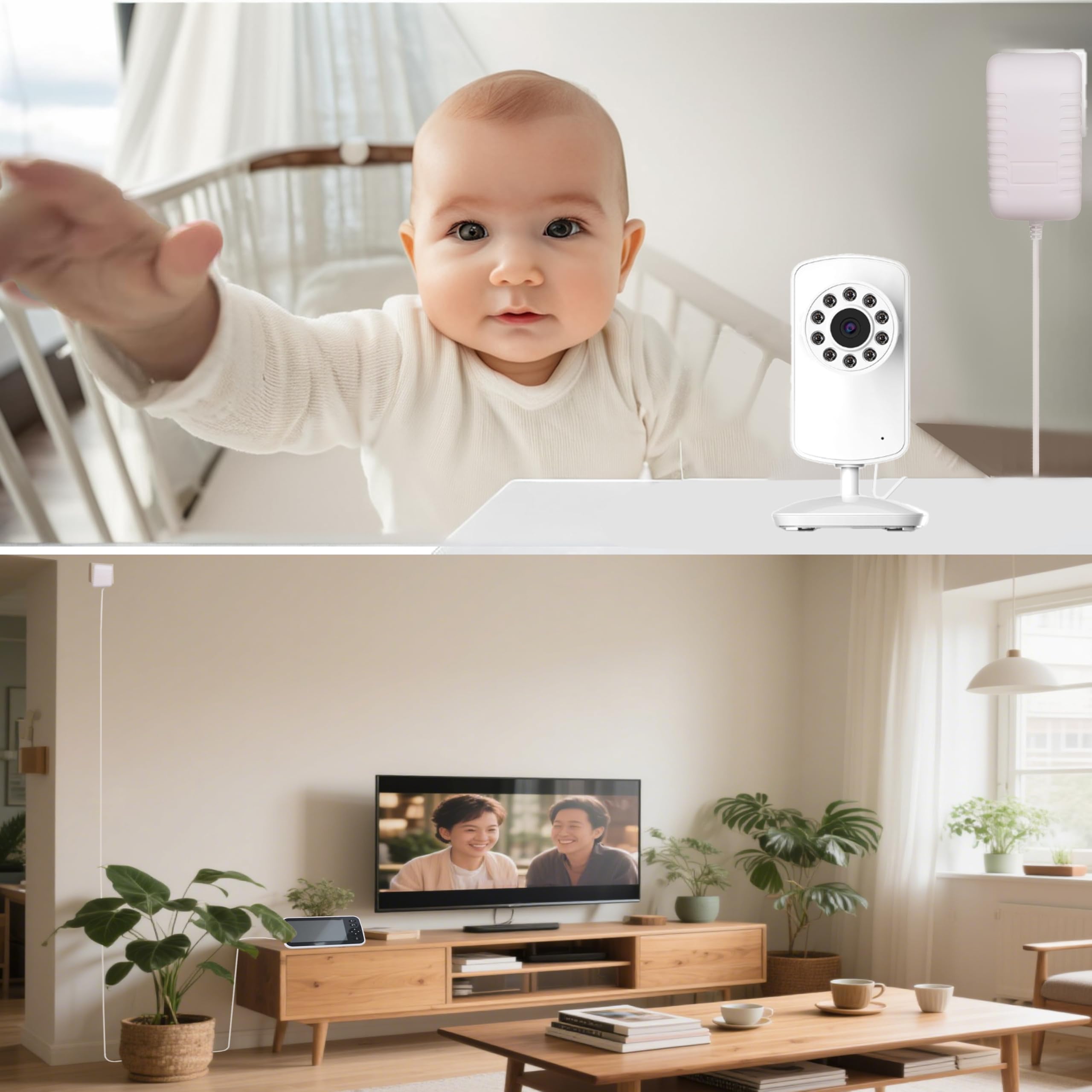 Liangxinyun HelloBaby packaging includes one replacement charger cord.