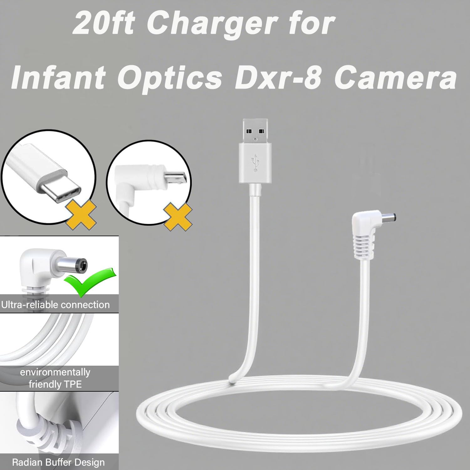 liangxinyun replacement charger for dxr8 and dxr8 pro offers a reliable power backup