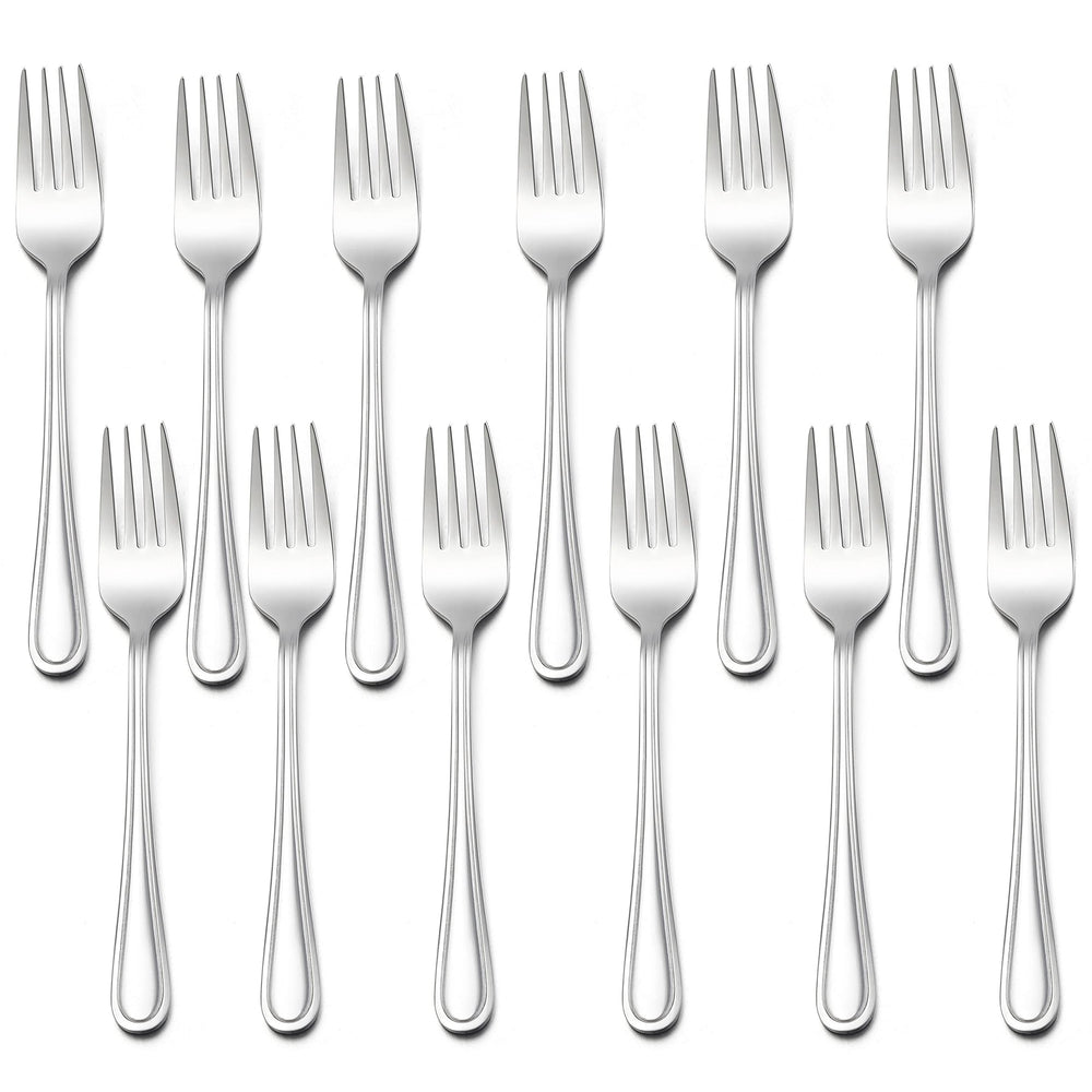 LIANYU 12-piece toddler forks in gift packaging, ideal for new parents.