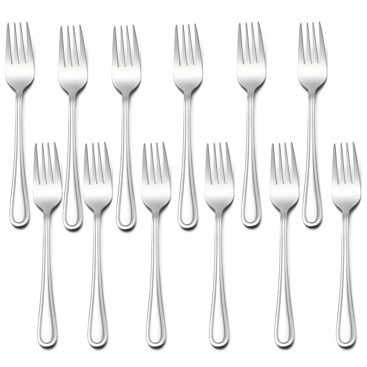 LIANYU 12-piece toddler forks in gift packaging, ideal for new parents.
