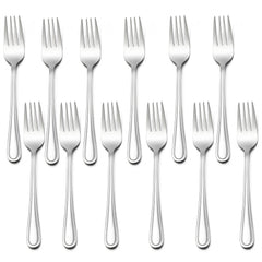 LIANYU 12-piece toddler forks in gift packaging, ideal for new parents.