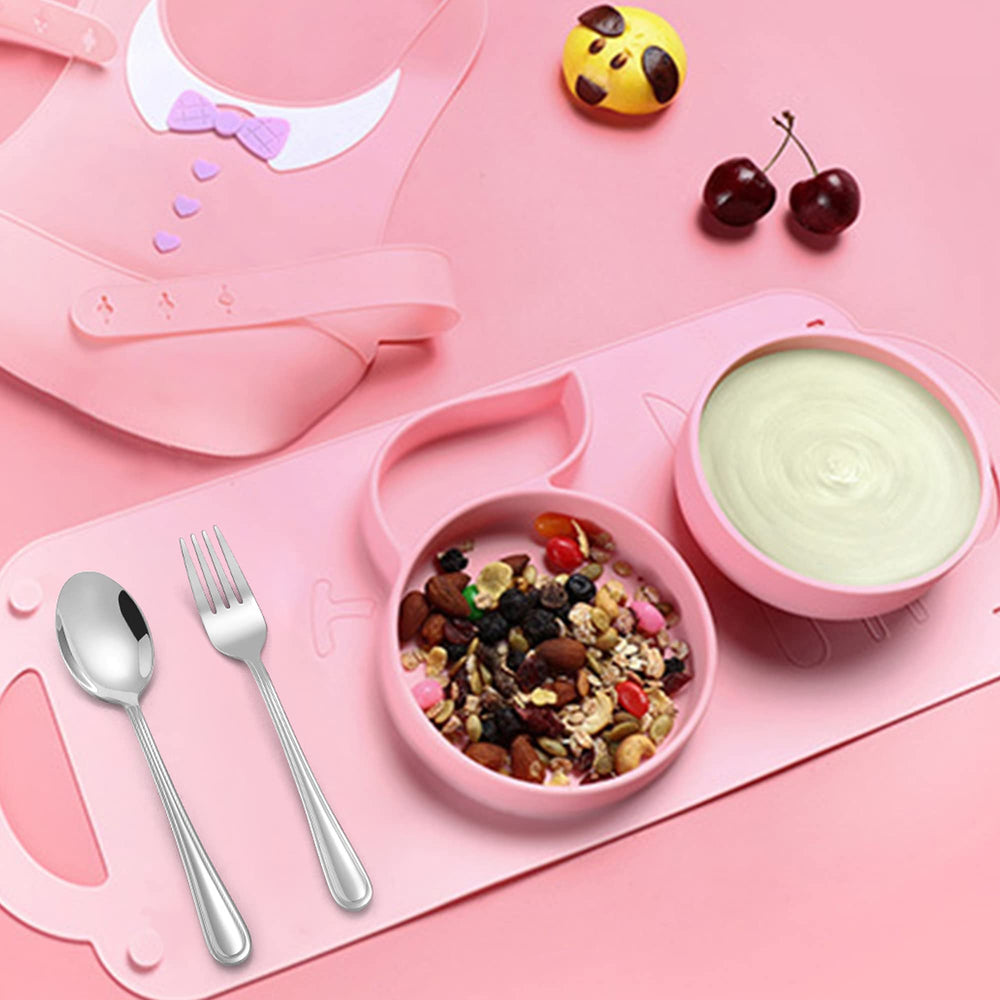 LIANYU toddler forks fit well for school canteens and home meals.