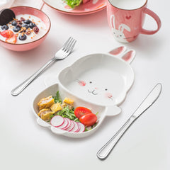 LIANYU toddler forks in shiny stainless steel for safe, reliable meals.