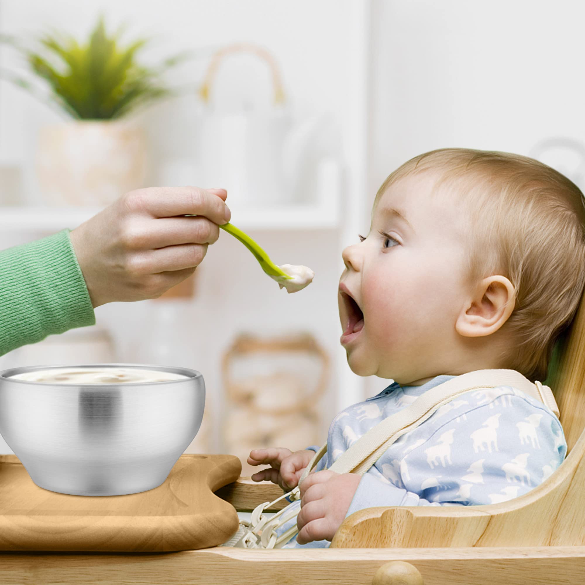LIANYU dishwasher-safe toddler bowls ideal for quick cleanup.