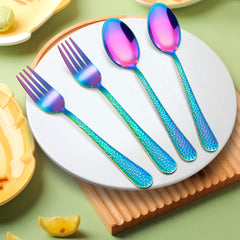 LIANYU flatware mirror-polished finish stays smooth and kid-friendly.