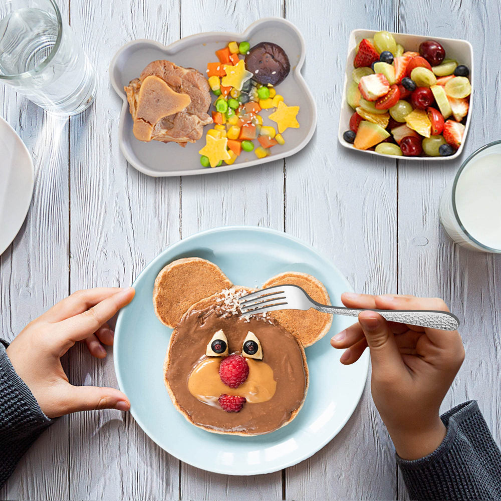 LIANYU dishwasher-safe kids forks simplify cleanup after meals
