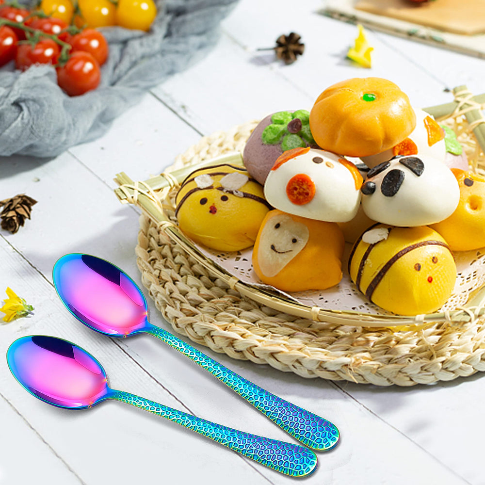 LIANYU mirror-finish spoons resist sticking food for easy cleaning