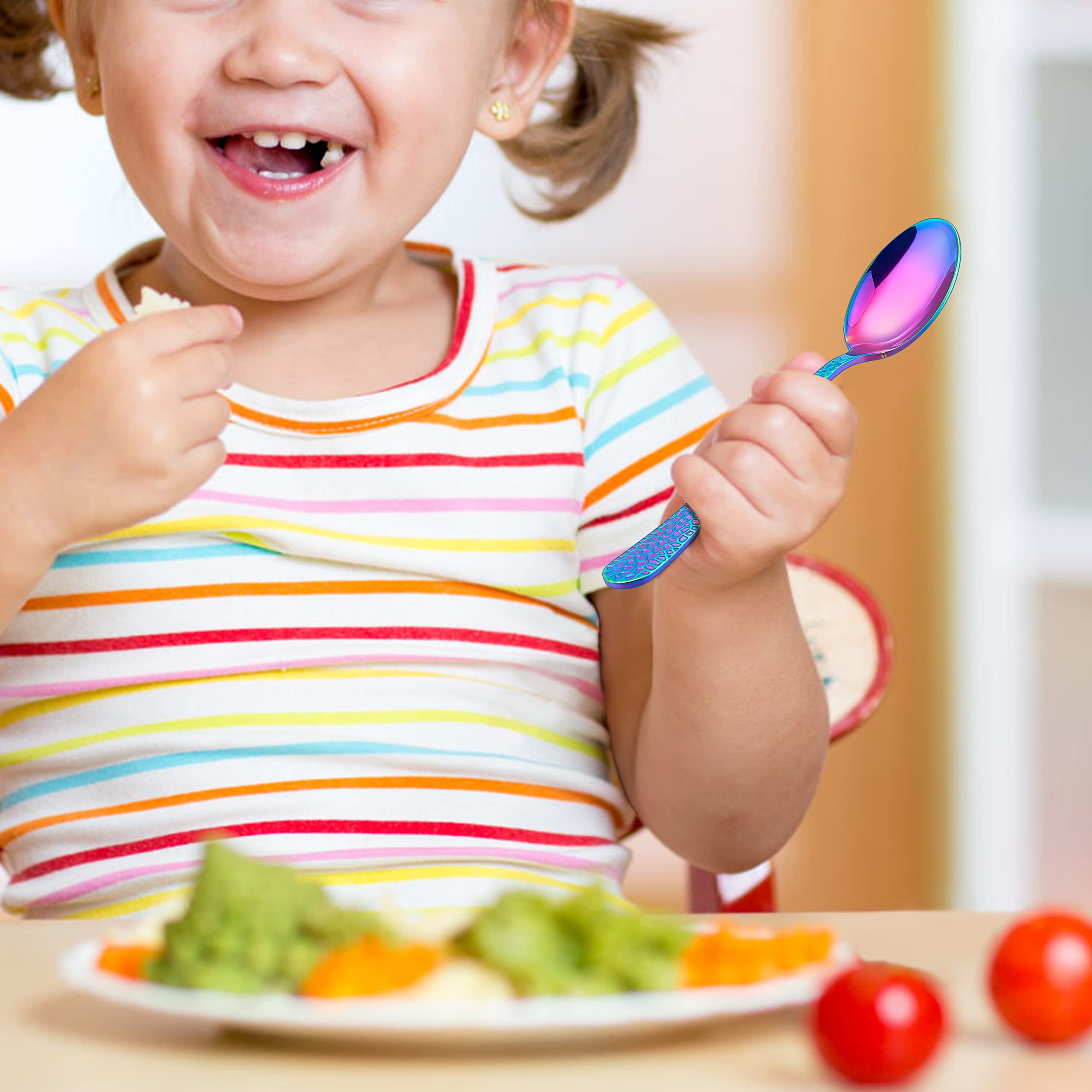 LIANYU toddler cutlery with smooth edges for safe dining
