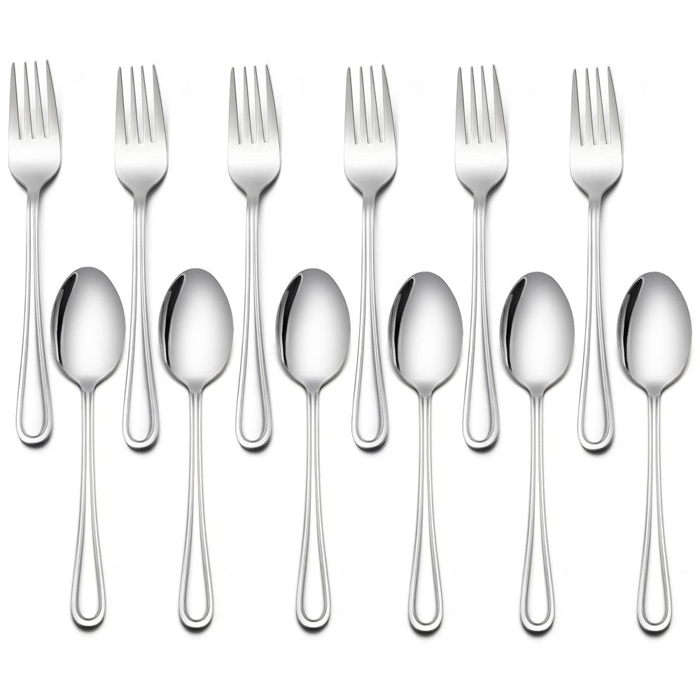 LIANYU toddler utensils set 12-piece, kid-friendly design for mealtime independence