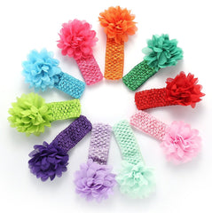 Liasun multicolor collection headbands on a kid's outfit for easy styling