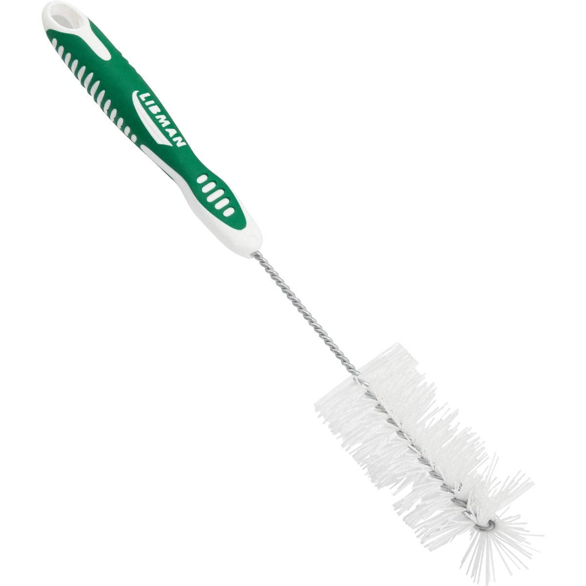LIBMAN COMMERCIAL bottle brush close-up showing durable bristles for thorough bottle cleaning