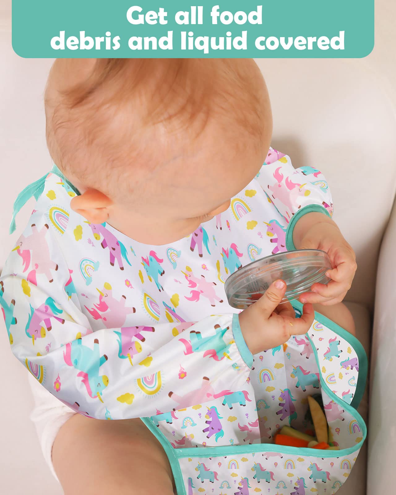 Lictin bibs are hand-wash friendly for simple care.