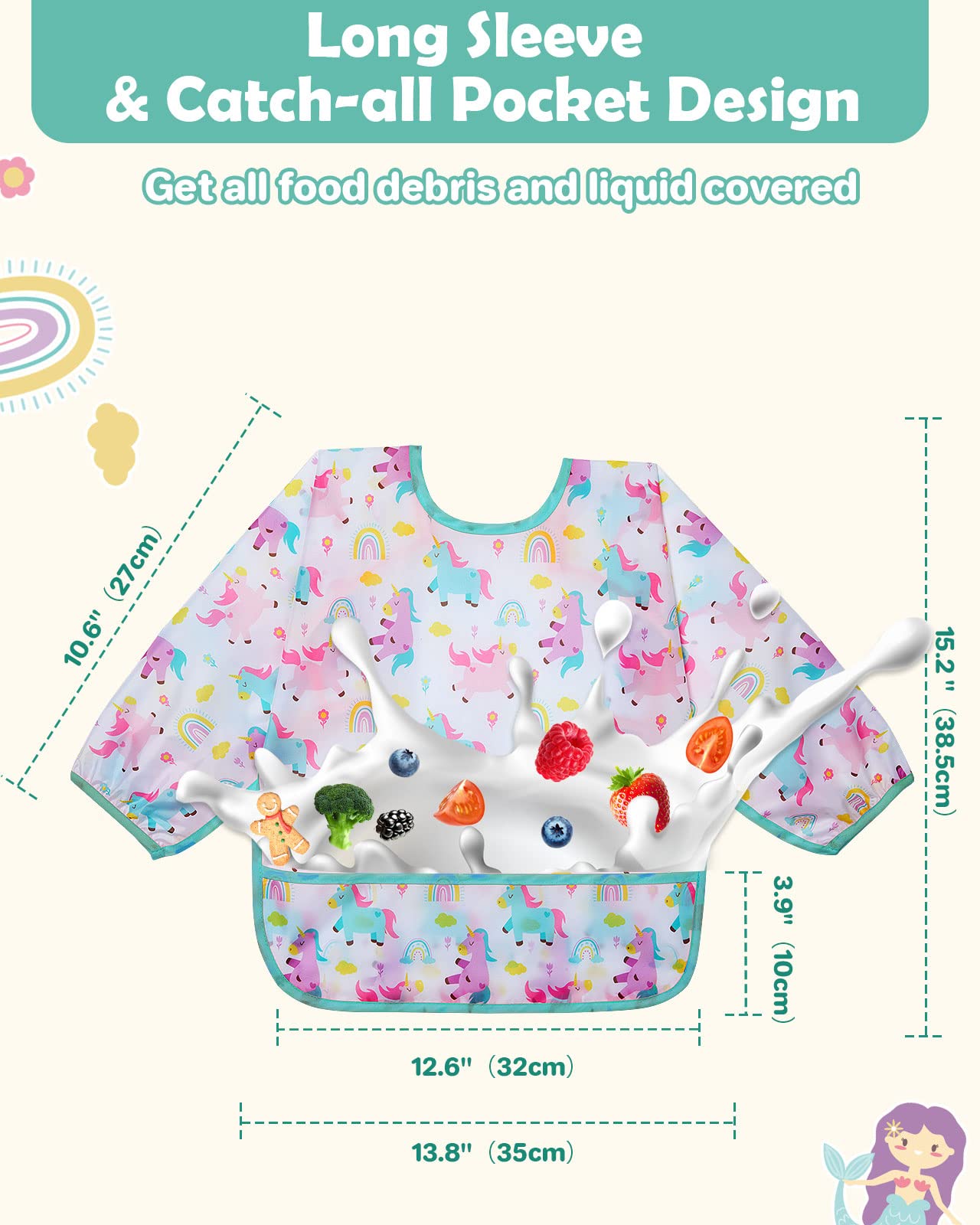 Lictin 3-pack includes cute prints for easy outfit matching.