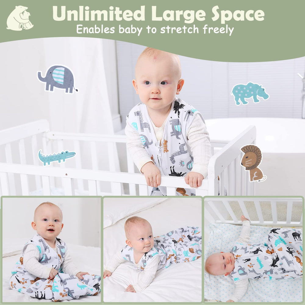 Lictin baby sleep sack on baby promoting cozy, secure sleep comfort