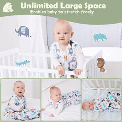 Lictin baby sleep sack on baby promoting cozy, secure sleep comfort