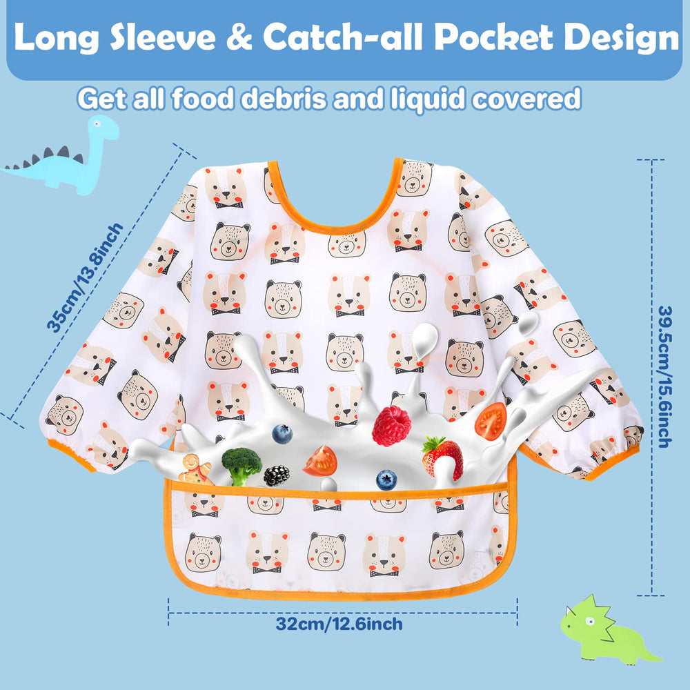 Lictin bibs roll-up design for easy travel and on-the-go feeding.