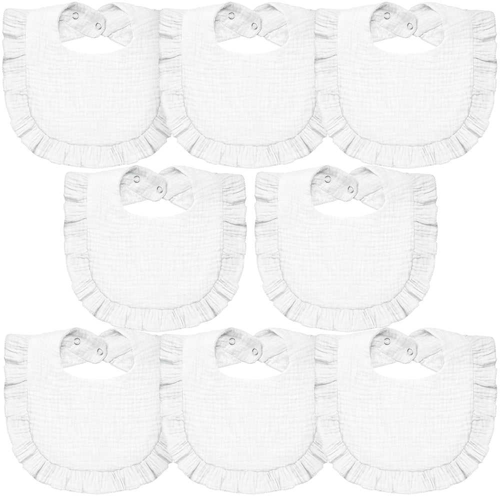 Lictin muslin bib close-up shows soft, breathable fabric for baby's skin.
