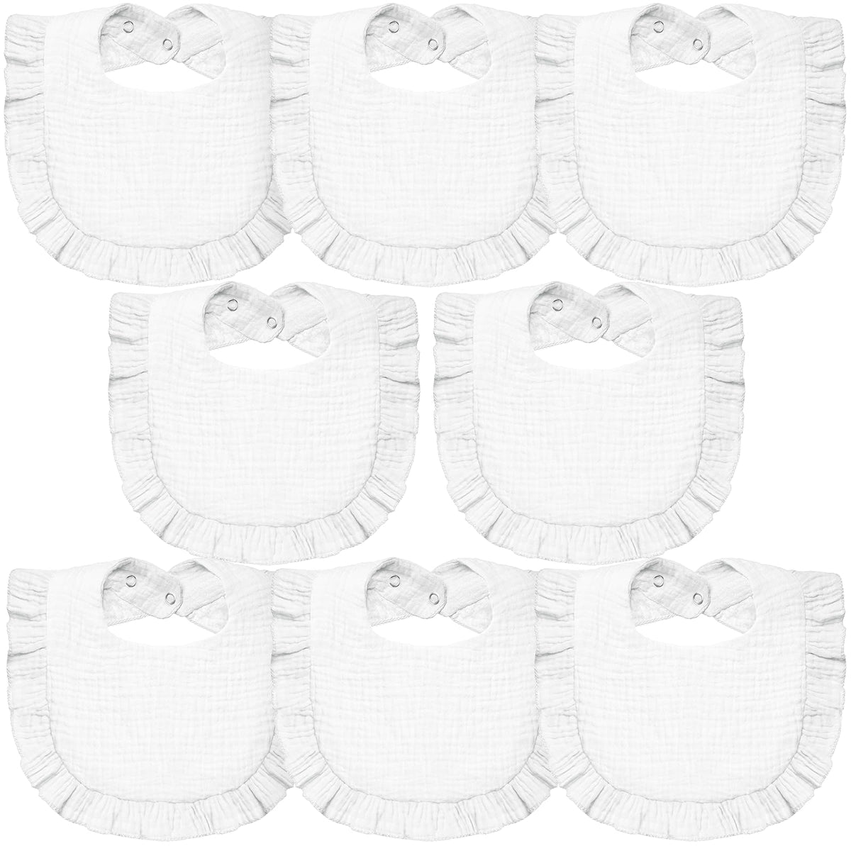Lictin muslin bib close-up shows soft, breathable fabric for baby's skin.