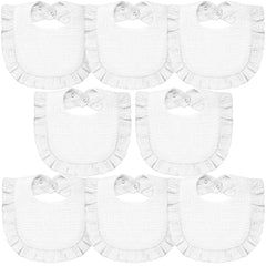 Lictin muslin bib close-up shows soft, breathable fabric for baby's skin.