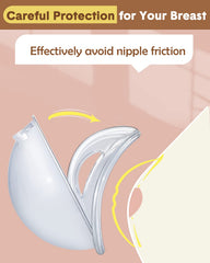 Lictin nipple-protection shell reduces chafing while allowing air circulation.