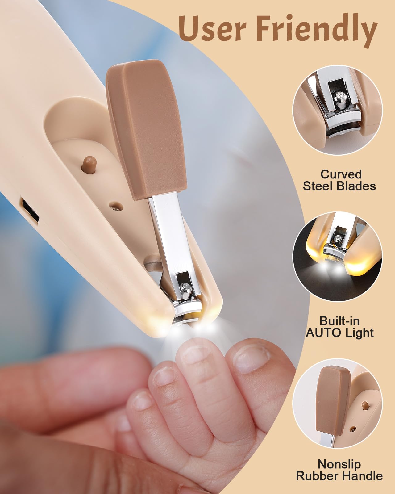 Lictin USB-C charging cable connected for quick recharge between uses
