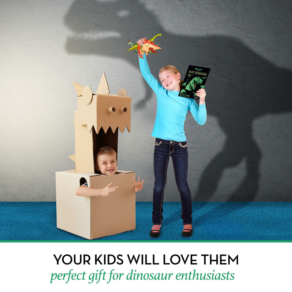 Liderstar 9-species glow dinos spark imagination in kids rooms