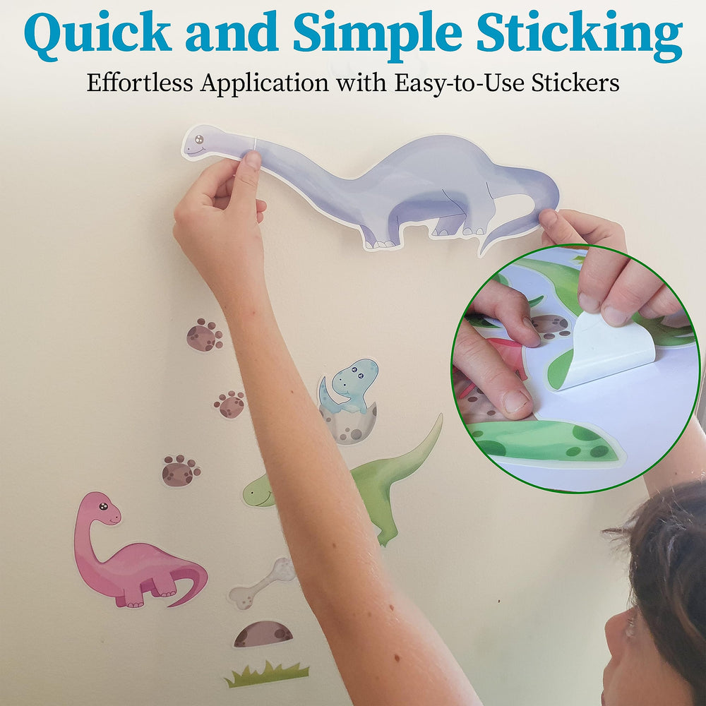 Liderstar dinosaur wall decals gift-ready-pack makes a thoughtful present.