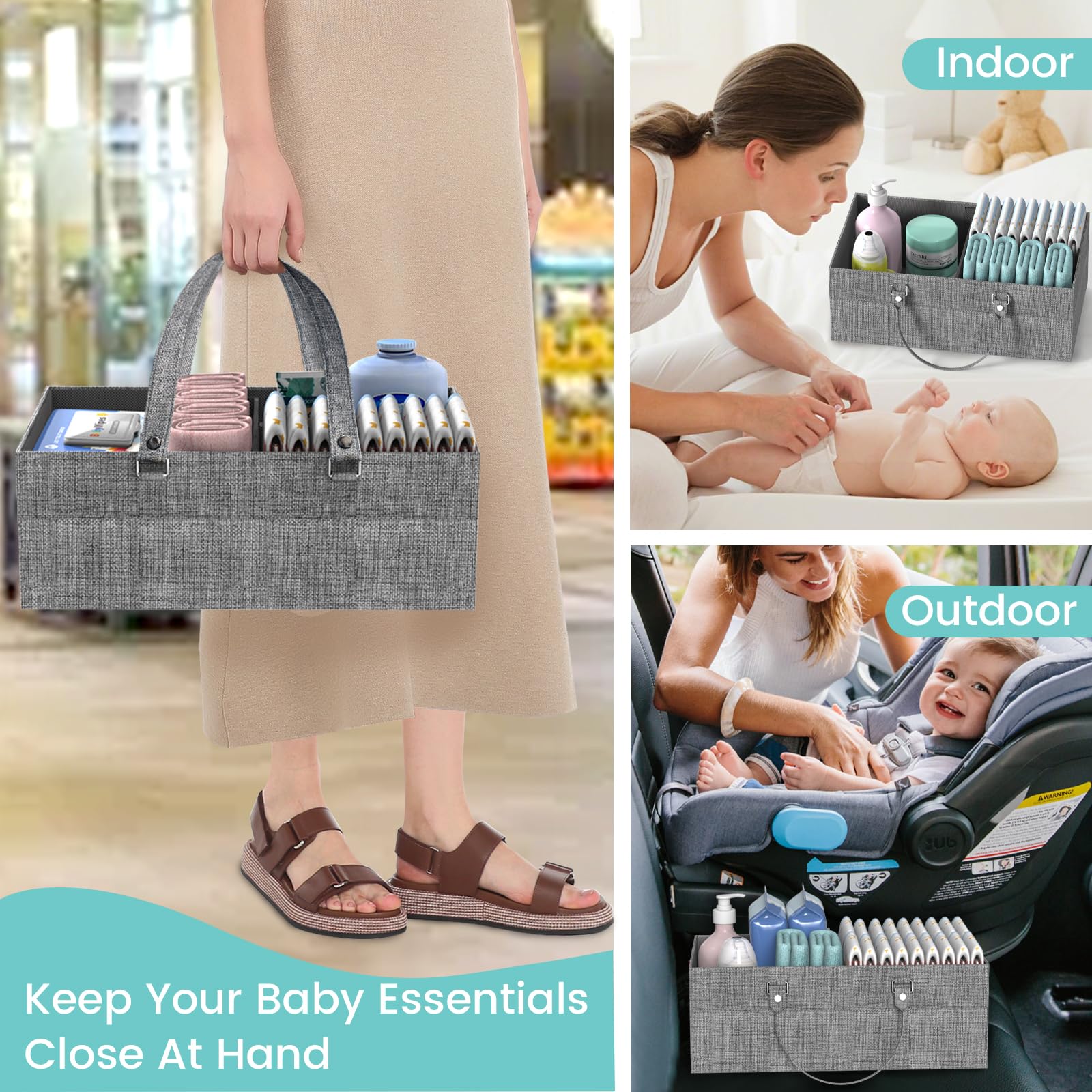 LIDTOP 360-degree wheels enable smooth movement through rooms