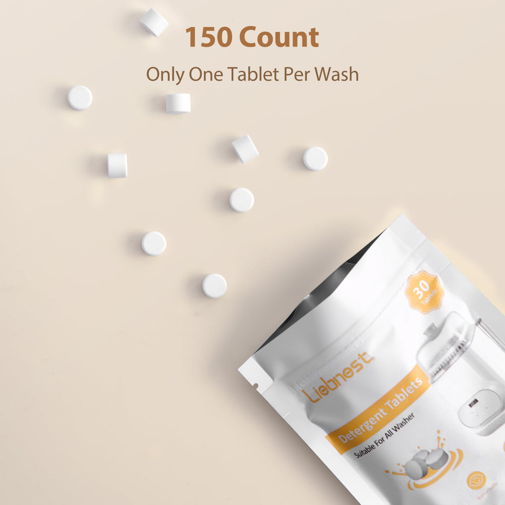 Liebnest travel-pack with 30 tablets per bag for easy packing.