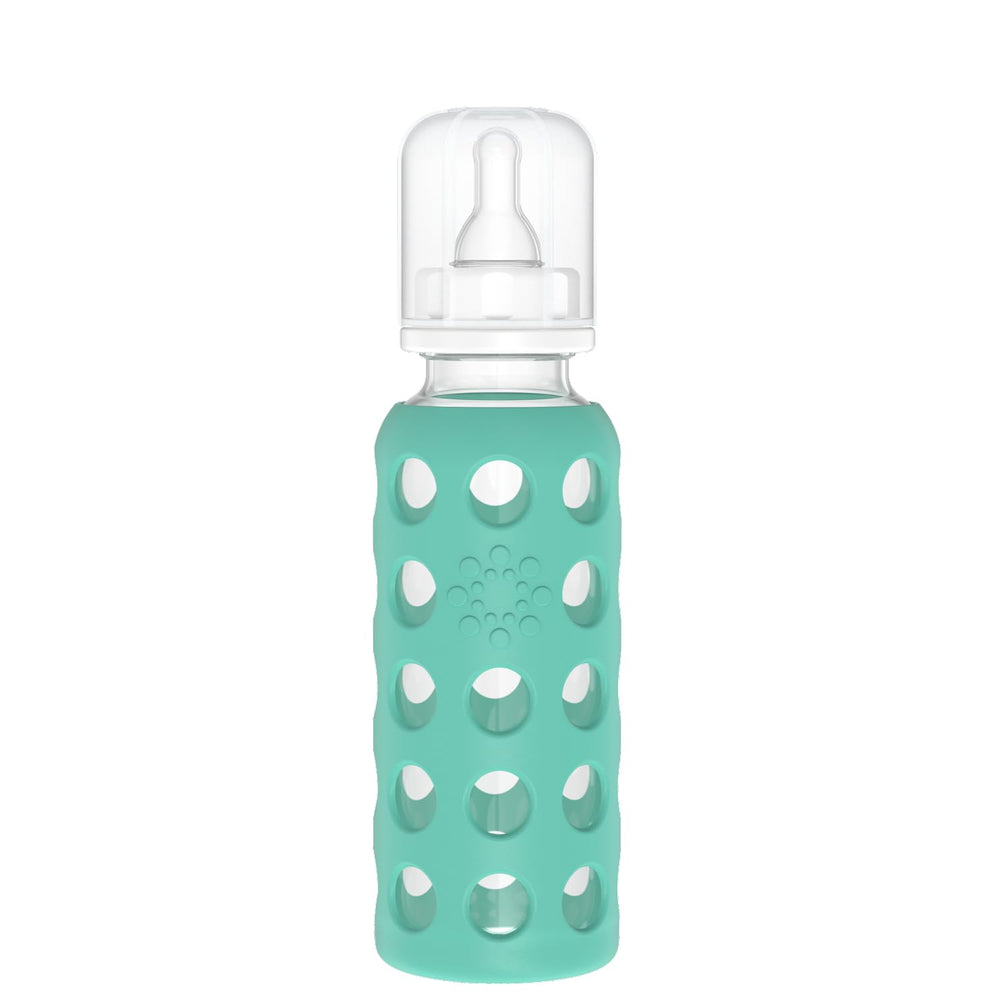 Lifefactory 9-ounce bottle with Kale and Stage 2 nipple for age-appropriate feeding