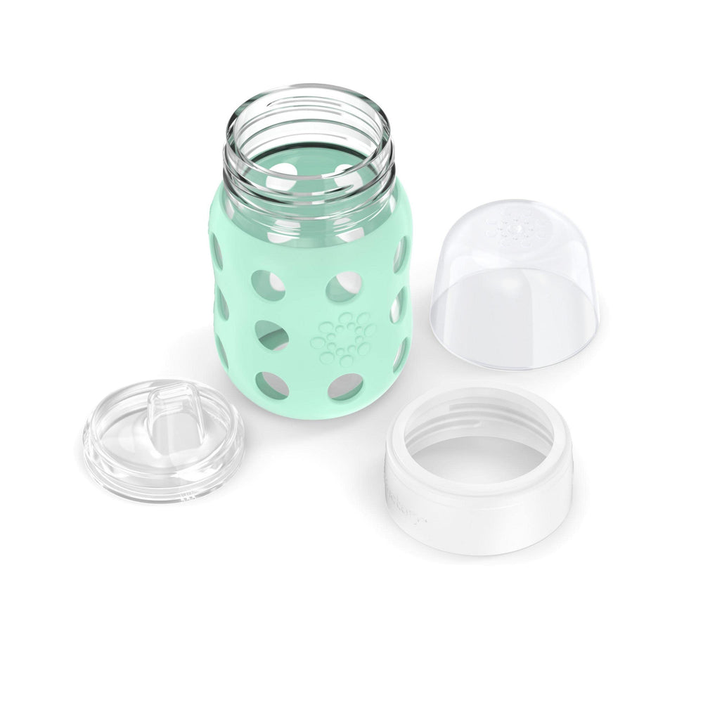 Lifefactory bottle on top rack dishwasher safe for quick sanitation