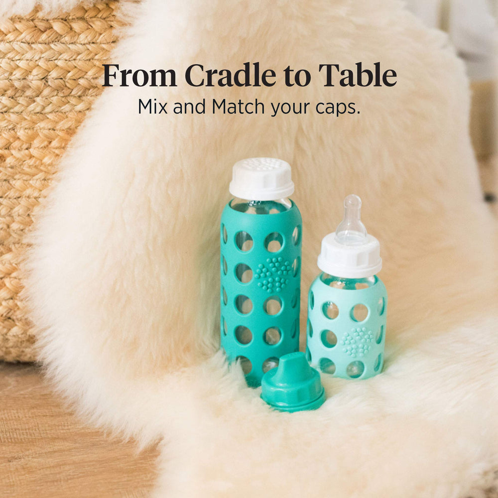 Lifefactory bottle being washed in dishwasher-safe cycle