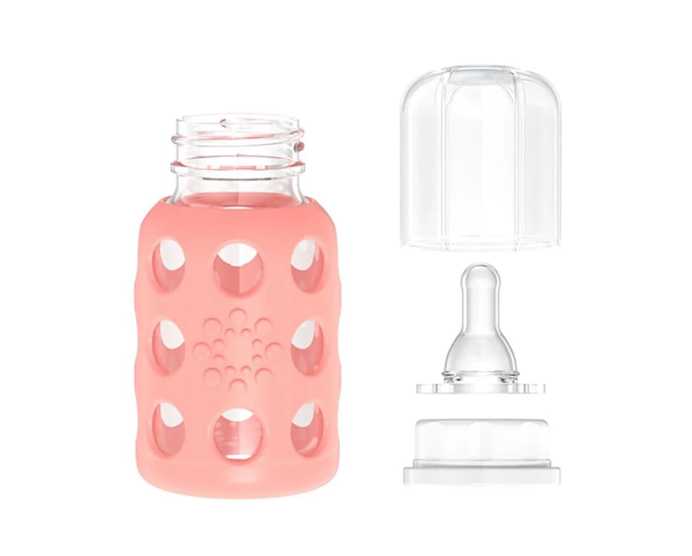 Lifefactory dishwasher-safe bottle simplifies post-meal cleanup for busy households.