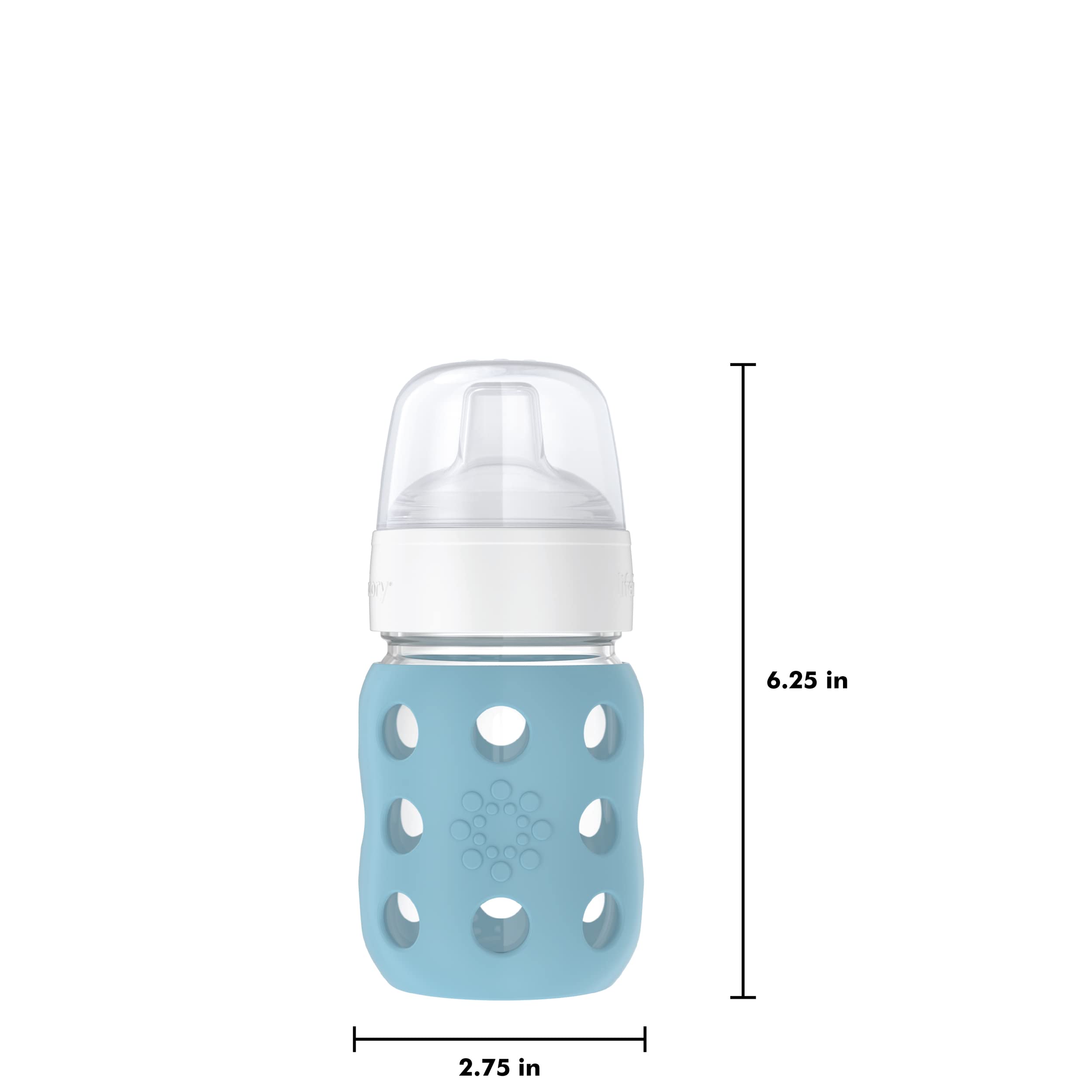 Lifefactory bottle is dishwasher-safe for quick, convenient cleaning.