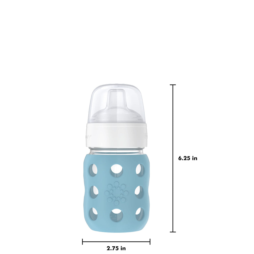 Lifefactory bottle is dishwasher-safe for quick, convenient cleaning.