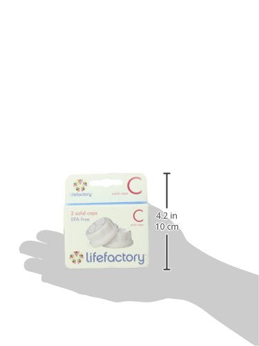 Lifefactory BPA-free flat cap for safe daily use with glass bottles