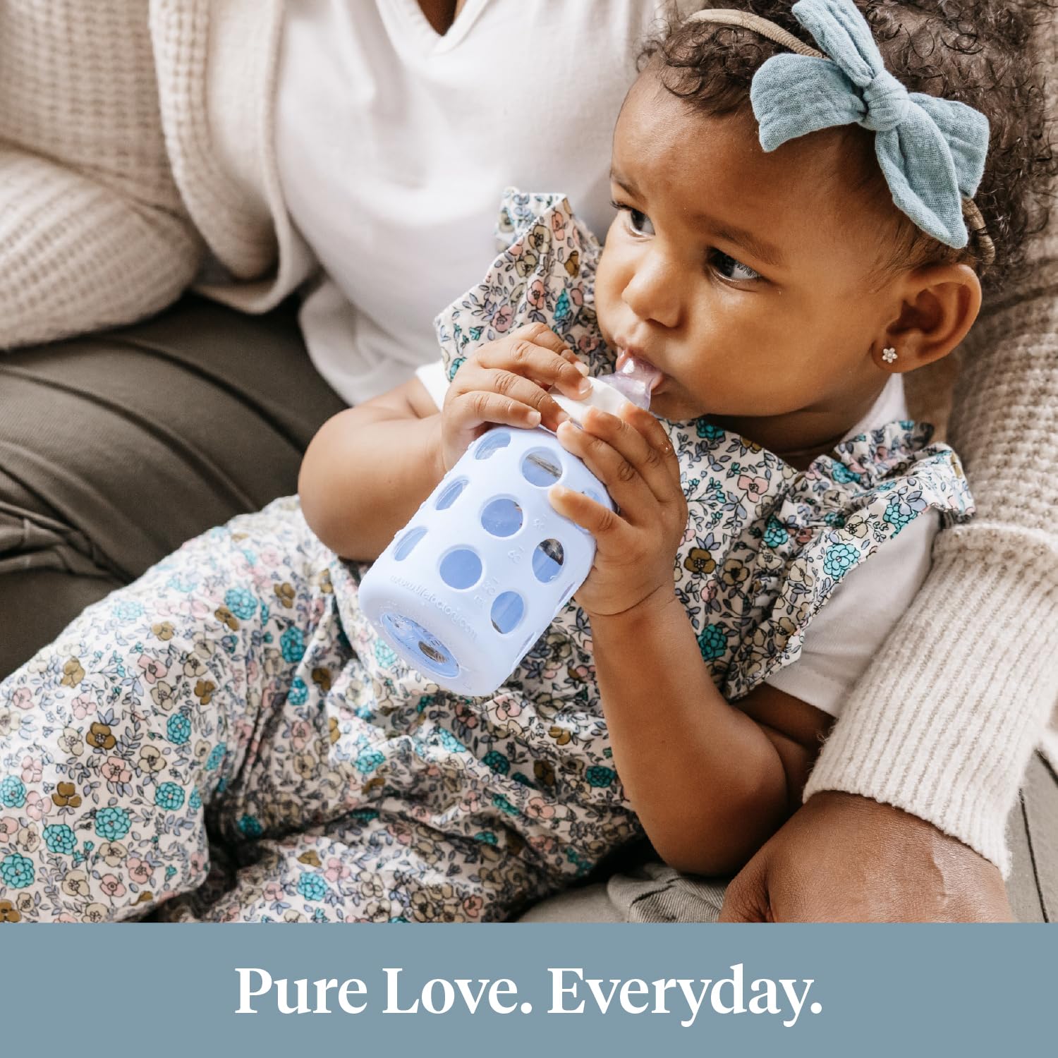 Lifefactory bottle shown as dishwasher safe for easy cleaning